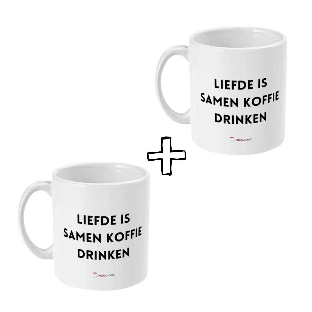 Love is drinking coffee together bundle