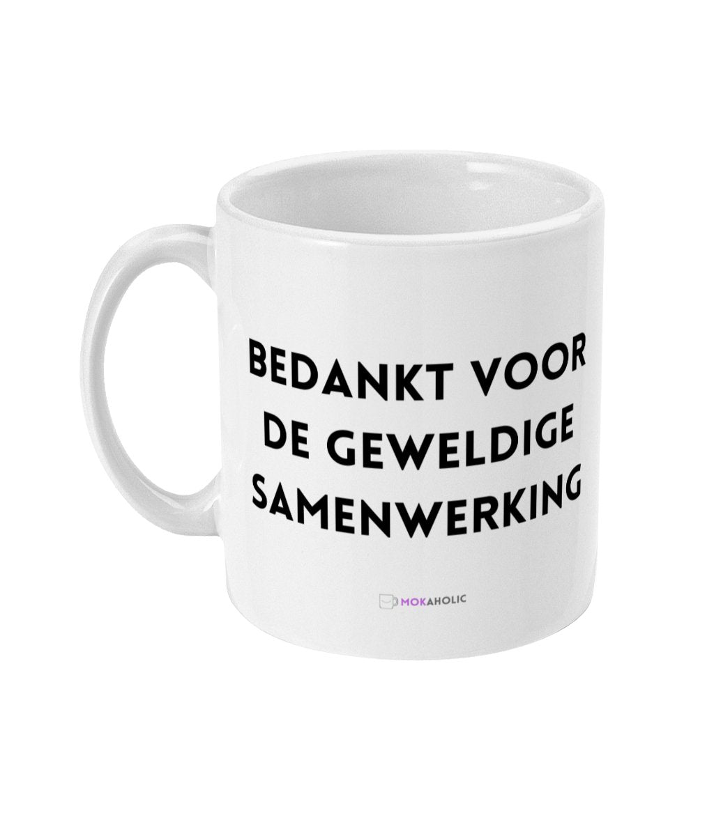 Bedankt voor de samenwerking - Mokaholic
