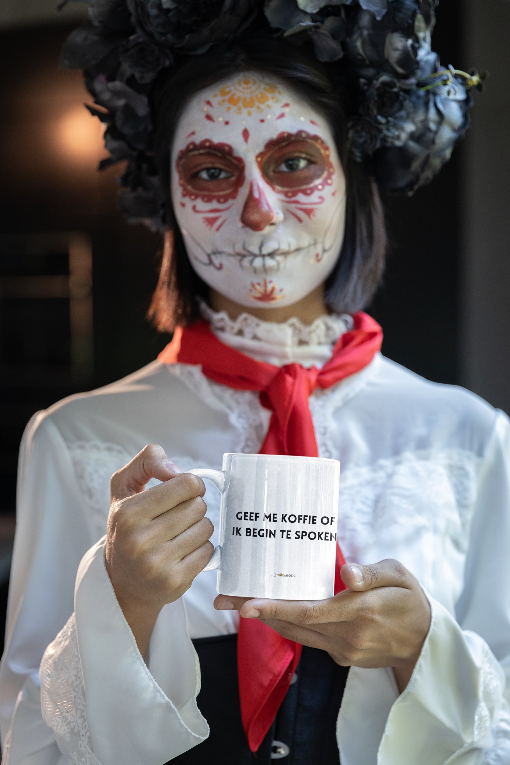 Geef me koffie of ik begin te spoken