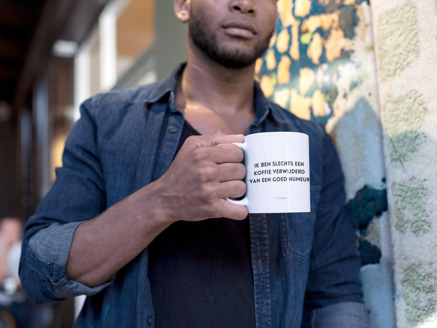Mir fehlt nur noch ein Kaffee bis zur guten Laune