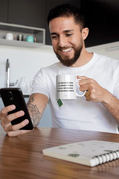 Ich habe diese Tasse für meine großartige Persönlichkeit bekommen